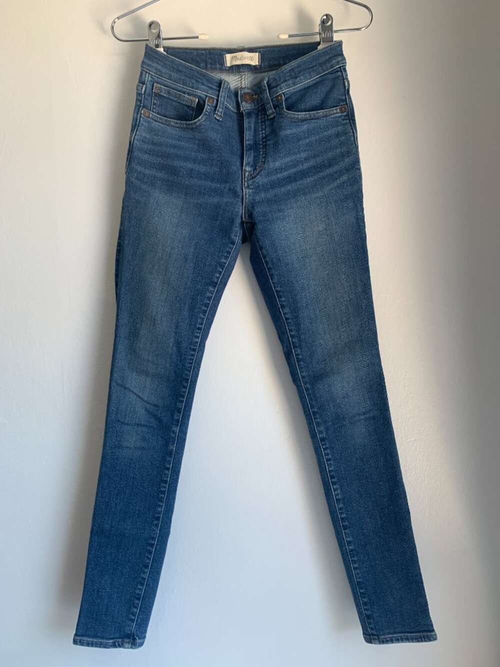 Madewell 9” Mid-Rise Skinny Jeans Size 24 Medium Wash